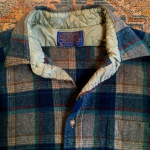 Vintage Pendleton wool button down flannel